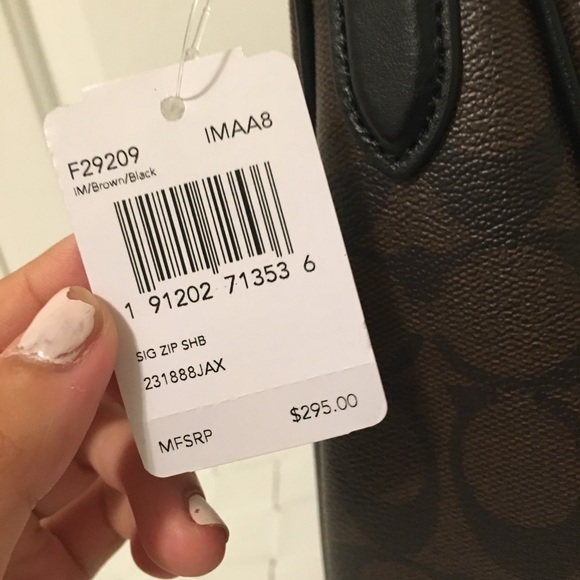 NWT coach signature zip hobo shoulder bag - Picture 2 of 7